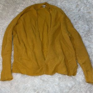 Women’s mustard cardigan
